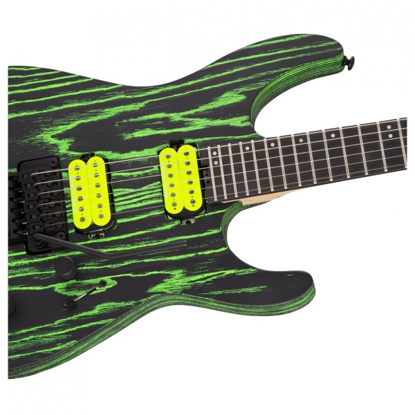 Jackson Pro Series Dinky DK2 Ash, Ebony Fingerboard, Green Glow at ...