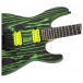 Jackson Pro DK2 Dinky, Green Glow, Front Angled Right Closeup