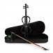Stagg Shaped Electric Violin, Black