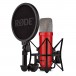 Rode Mikrofon pojemnościowy z serii NT1 Signature, czerwony