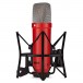 Nt1 Signature Series, Red - Angled with mount