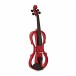 Stagg Shaped Electric Violin Package, Metallic Red - violin