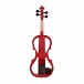 Stagg Shaped Electric Violin, Metallic Red - back