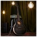 Hartwood Sonata Thinline Electro Acoustic Guitar, Black