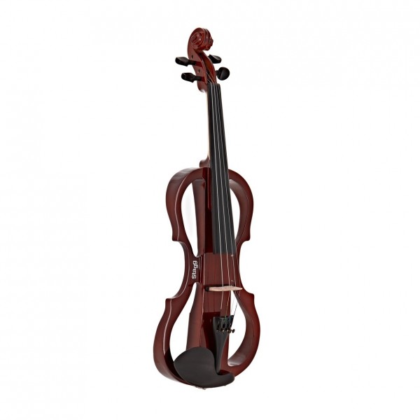 Stagg Shaped Electric Violin Outfit, Violin Burst - Main