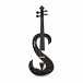Stagg S-Shaped Electric Violin Outfit, Black - main