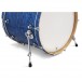 DW Design Series 22'' 4pc Shell Pack, Royal Blue Strata - Bass Drum 2