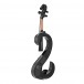 Stagg S-Shaped Electric Violin Outfit, Metallic Black - back