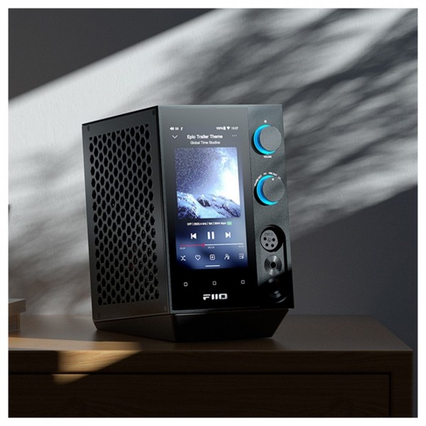 FiiO SP3 Active Desktop Speakers, Black - Lifestyle