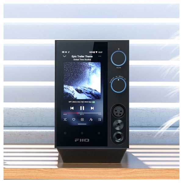 FiiO SP3 Active Desktop Speakers, Black - Lifestyle