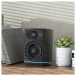 FiiO SP3 Active Desktop Speakers, Black - Lifestyle