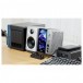 FiiO R9 Desktop Streamer w/ SP3 Active Speaker Hi-Fi System, White - Lifestyle with Network Server and FiiO PL50 Power Supply