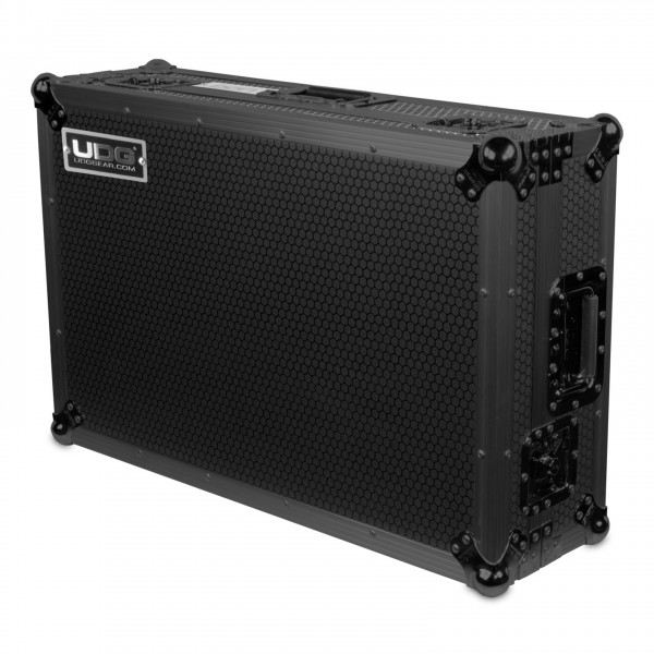 Omnis Duo Flight Case, Black - Angled Closed