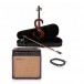 Stagg S-Shaped Electric Violin Package, Violin Burst