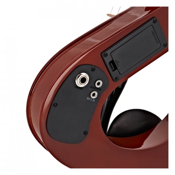 Stagg S-Shaped Electric Violin Package, Violin Burst output