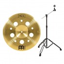 Meinl HCS 16'' Trash China Cymbal & Gear4music Boom Arm Stand, Black