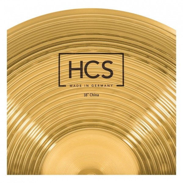 Meinl HCS Cymbal 18" China - Detail
