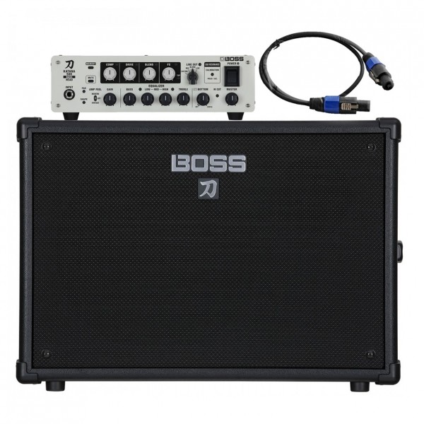 Boss Katana 500 Bass Head and 1x12 Neodynium Cab Bundle