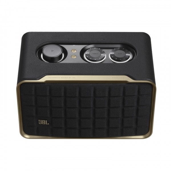 JBL Authentics 200 Smart Speaker, Black - Top down