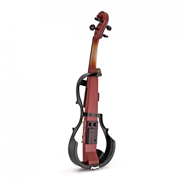 GEWA EViolin Electric Violin Outfit, Brown - Back