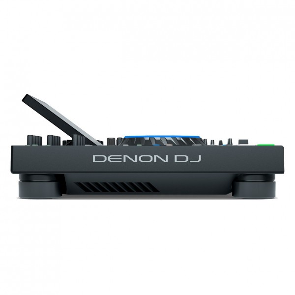 Denon DJ Prime 4 Standalone DJ System with 10" Touchscreen - side profile left