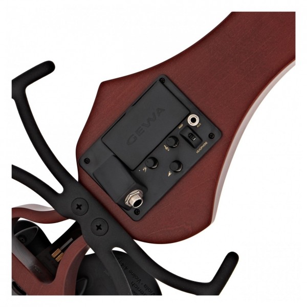 GEWA Novita 3.0 5 String Electric Violin with adapter, Red Brown- Control
