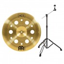 Meinl HCS 18" Trash China Cymbal & Gear4music Boom Arm Stand, Black