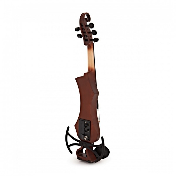 GEWA Novita 3.0 5 String Electric Violin With Adapter Pack, G Brown | Gear4music
