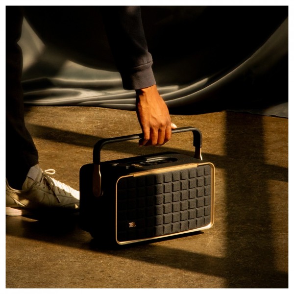 JBL Authentics 300 Portable Smart Speaker, Black - Portable lifestyle