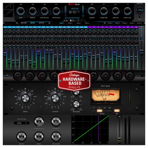 Antelope Audio Orion Studio Thunderbolt and USB Audio Interface - Reverbs & Compressors
