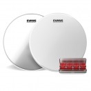 Evans UV1 Snare Drum Head, Hazy 300 & EQ PODS Pack, 14''