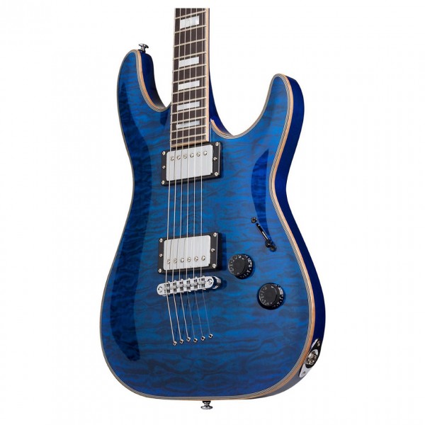 Schecter C-1 Custom, Trans Midnight Blue | Gear4music