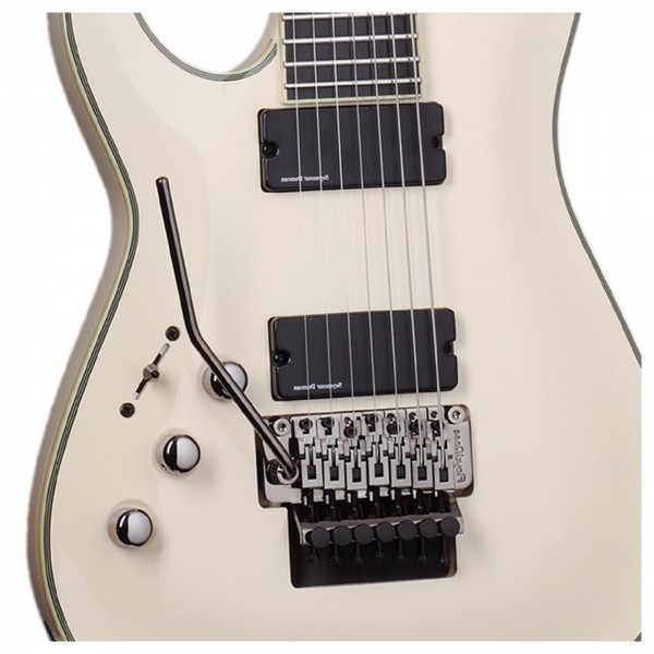 Schecter Blackjack ATX C-7 FR Left Handed, Aged White Satin front view