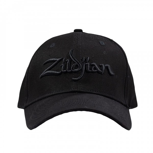Zildjian Blackout Stretch Fit Hat, Small/Medium
