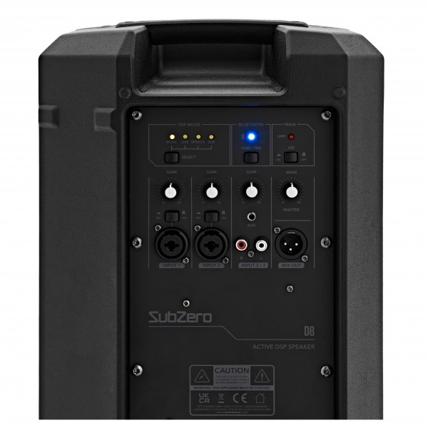 Subzero D8 Active DSP PA Speaker