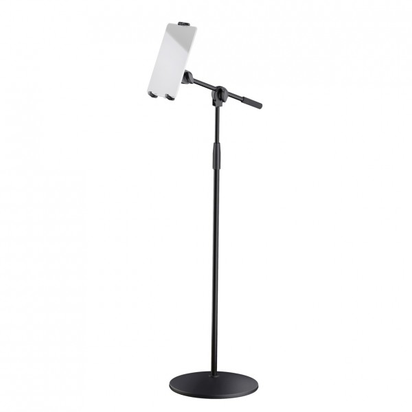 K&M 19789 Biobased Tablet Stand with Boom Arm