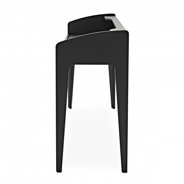 modul Universal Wooden Keyboard Stand, Black at Gear4music