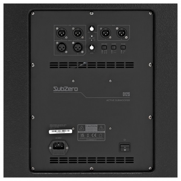 SubZero D12S Active DSP PA Subwoofer