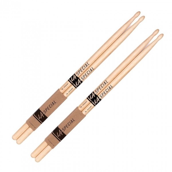 ProMark LA Special 7A Wood Tip Drumsticks. 2 Pair Value Bundle