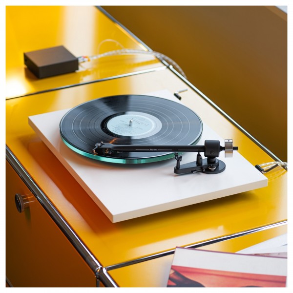 Pro-Ject T2 Super Phono Turntable, White - Lifestyle