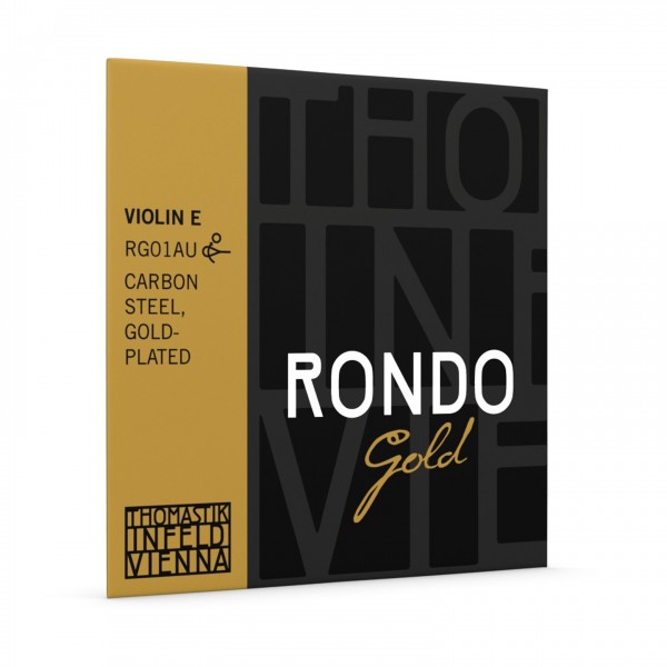 Thomastik Rondo Gold Violin E String, Gold Plated