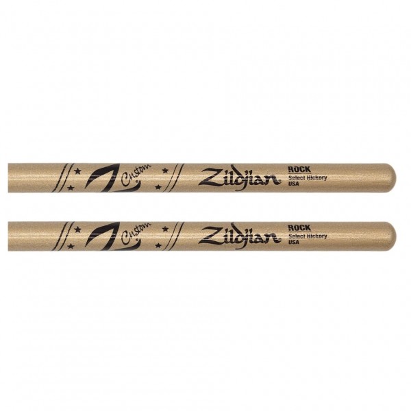 Zildjian Ltd Edition Z Custom Rock Gold Chroma Drumsticks - Shaft