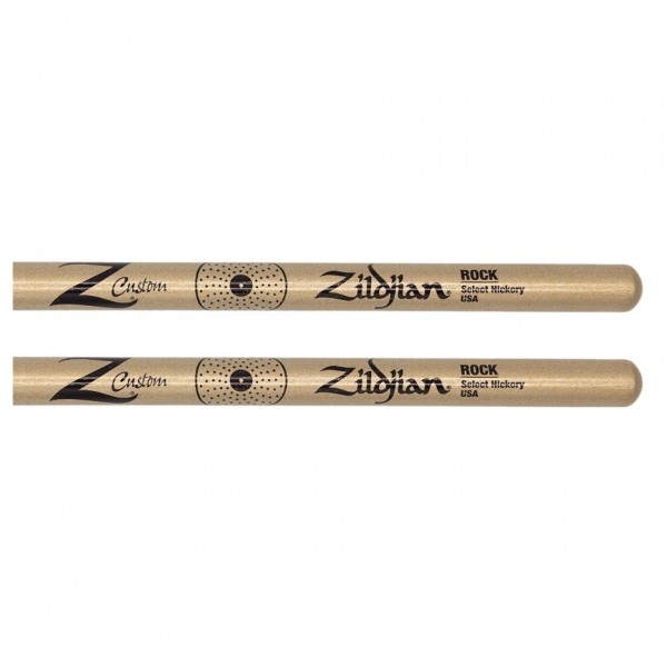 Zildjian Ltd Edition Z Custom Rock Gold Chroma Nylon Drumsticks - Shaft