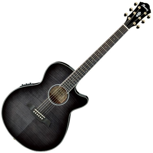 Ibanez AEG24II Electro Acoustic Guitar, Transparent Grey Burst - main