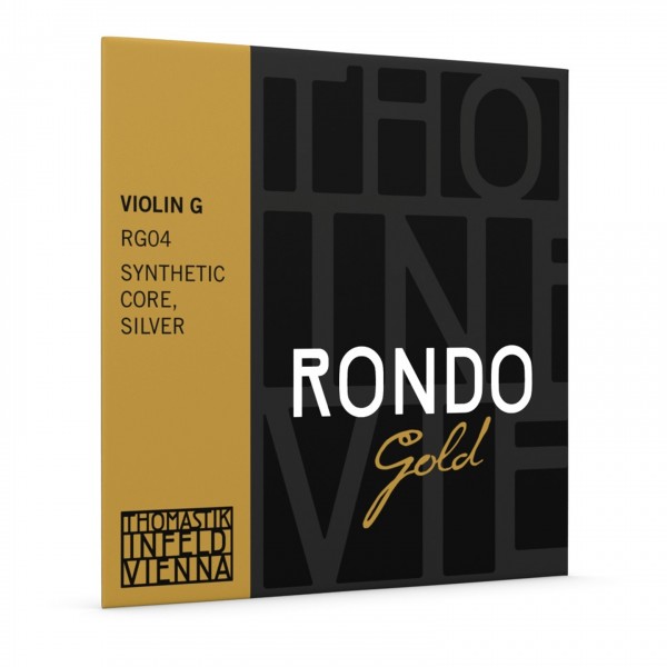 Thomastik Rondo Gold Violin G String, Silver Wound