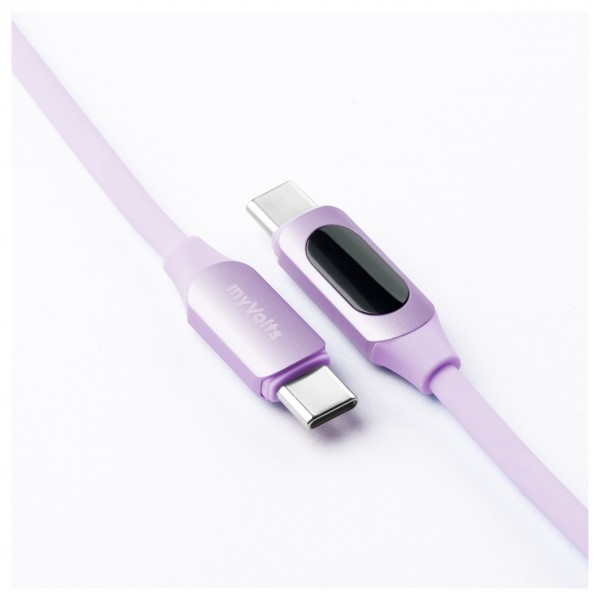 myVolts Step Up USB-C Cable with Power Meter - Connectors