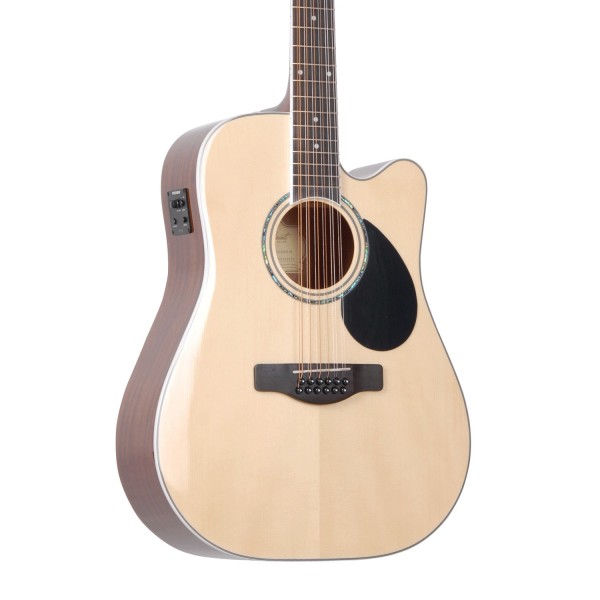 Greg Bennett GD-112SCE 12-String Electro Acoustic Guitar, at