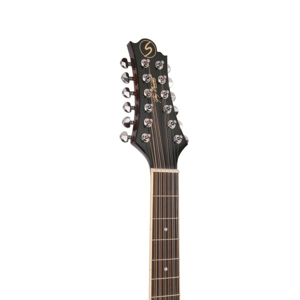 Greg Bennett GD-112SCE 12-String Electro Acoustic Guitar, at
