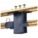 Protec VL226SP Vegan Leather 6-Point Trumpet Valve Guard, Navy Blue