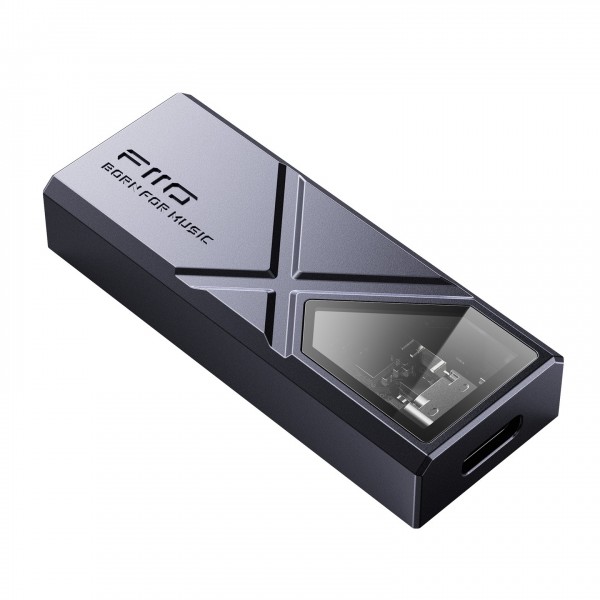 FiiO KA13 DAC and Headphone Amp, Black Side View